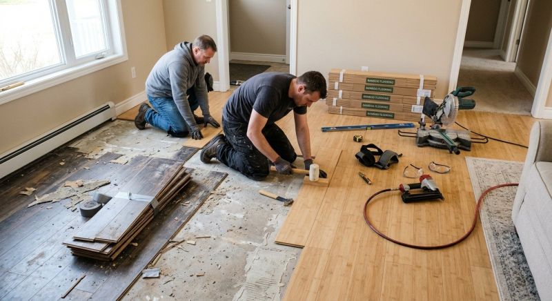 Bamboo Flooring Installation in Silver Spring, MD