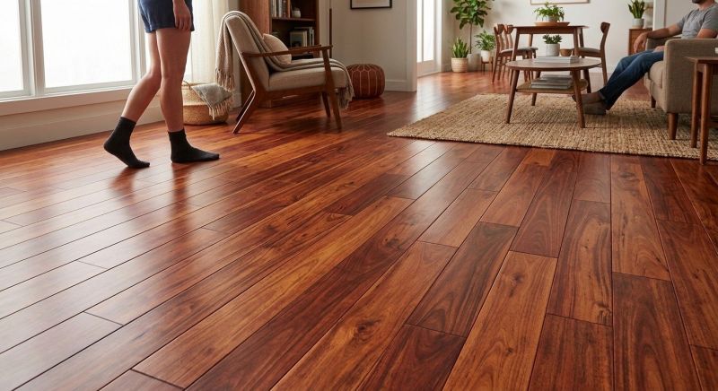 Cherry Floor Installation in Fairfax, VA