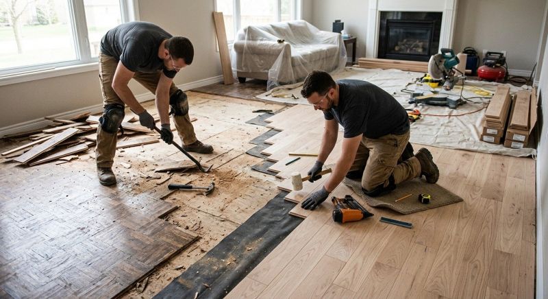 Hardwood Floor Installation in Bethesda, MD