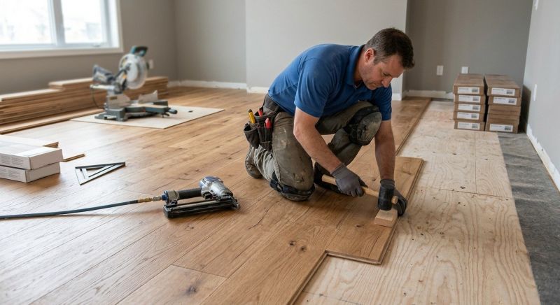 Hardwood Floor Installation in Clinton, MD