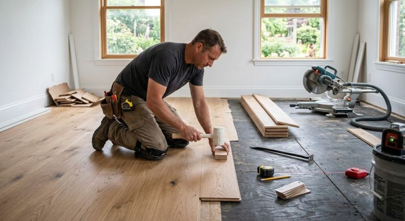 Hardwood Floor Installation in Crofton, MD