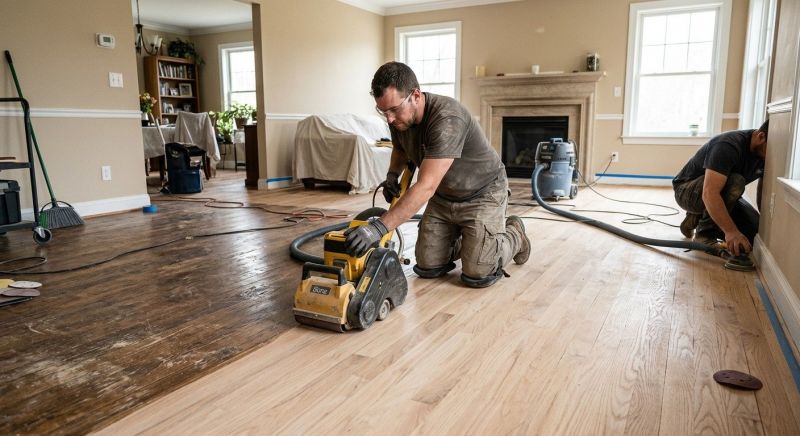 Hardwood Floor Renovation in Silver Spring, MD