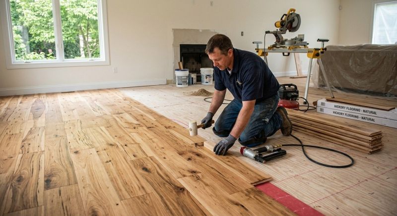 Hickory Floor Installation in Silver Spring, MD
