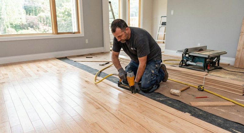 Maple Flooring Installation in Cabin John, MD