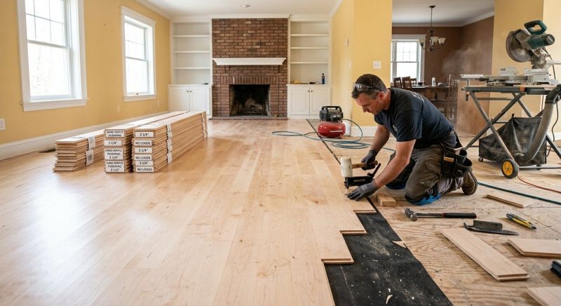 Maple Flooring Installation in Catonsville, MD