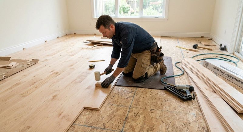Maple Flooring Installation in Fort George G Meade, MD