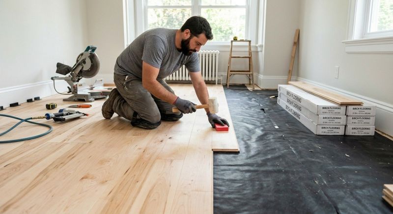 Maple Flooring Installation in Millersville, MD