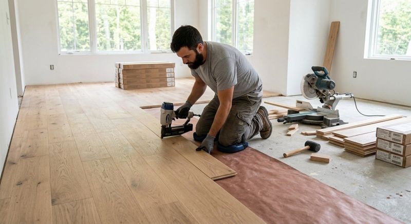 Oak Floor Installation in Annandale, VA