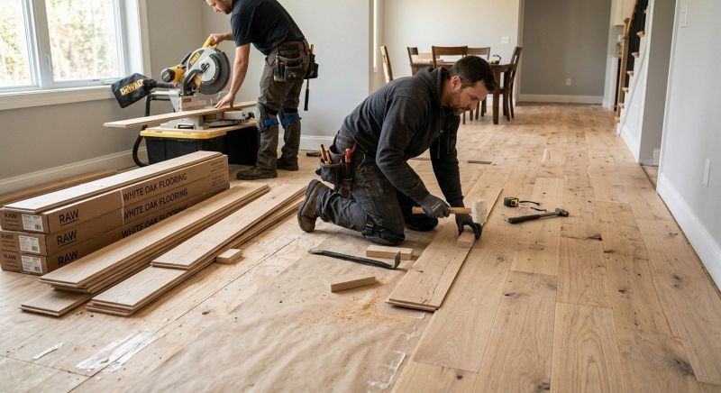 Oak Floor Installation in Ashton, MD