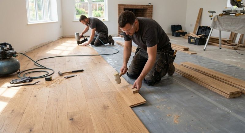 Oak Floor Installation in Ashton, MD