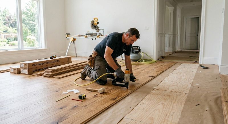 Oak Floor Installation in Carroll County, MD