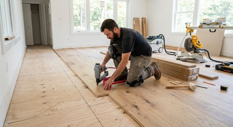 Oak Floor Installation in Falls Church, VA