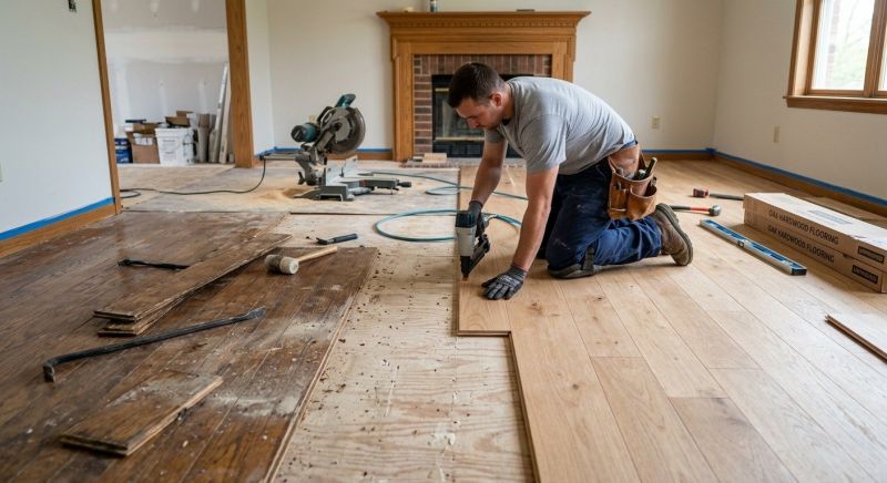 Oak Floor Installation in Glen Burnie, MD