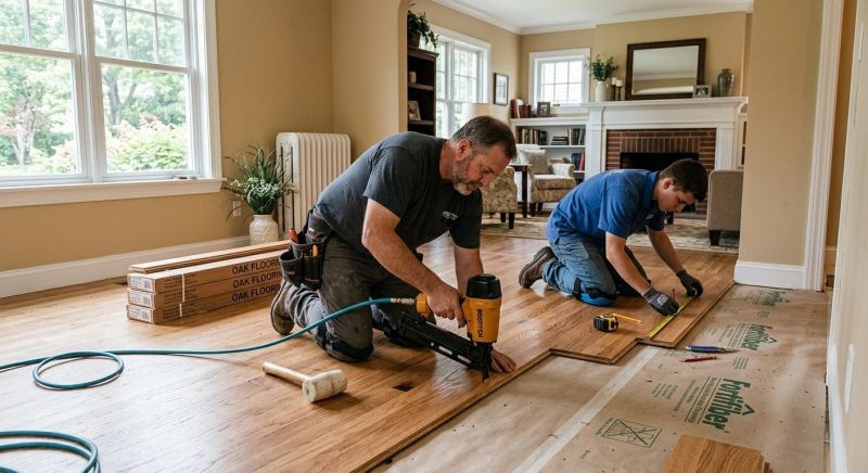 Oak Floor Installation in Jessup, MD