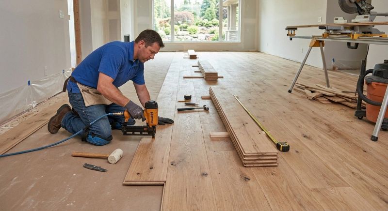 Plank Floor Installation in Silver Spring, MD