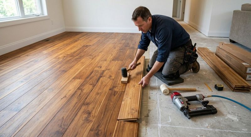 Teak Flooring Installation in Silver Spring, MD