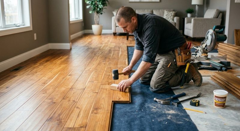 Teak Flooring Installation in Silver Spring, MD