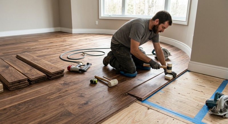 Walnut Flooring Installation in Silver Spring, MD