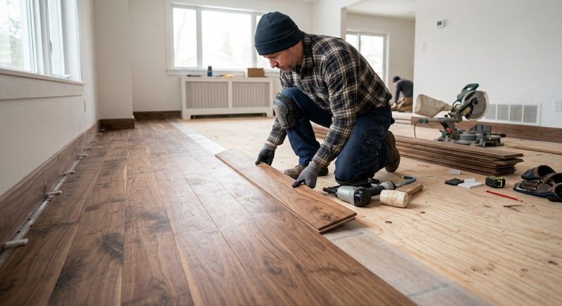 Walnut Flooring Installation in Silver Spring, MD