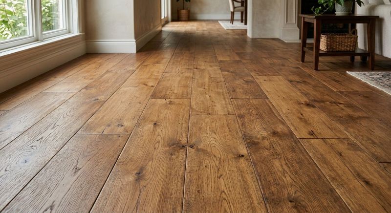 Wide Plank Floor Installation in Silver Spring, MD