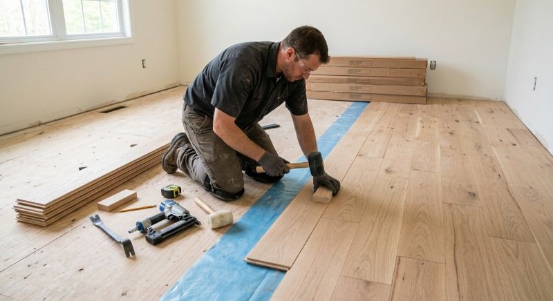 Wood Floor Replacement in Bowie, MD