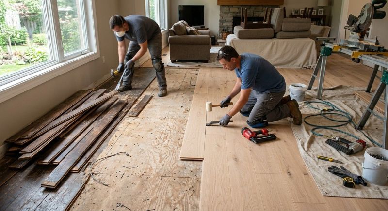 Wood Floor Replacement in Clarksville, MD