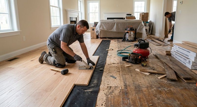 Wood Floor Replacement in Fairfax County, VA