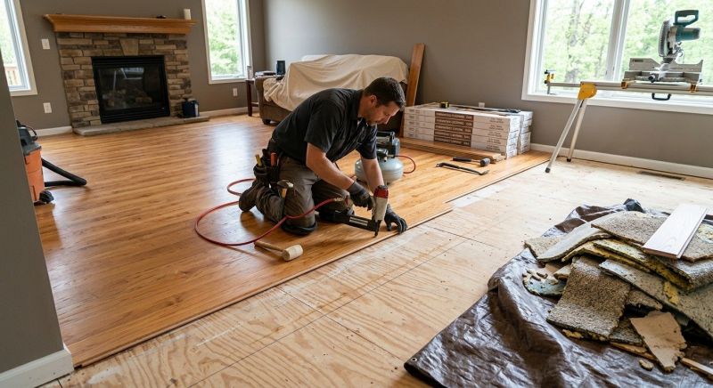 Wood Floor Replacement in Halethorpe, MD