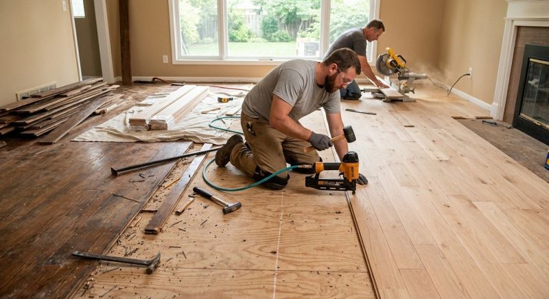 Wood Floor Replacement in Laurel, MD