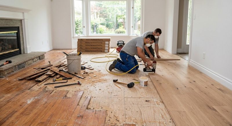 Wood Flooring Replacement in Highland, MD